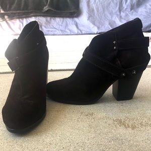 NWOB Rag & Bone Harrow Bootie Maroon Suede